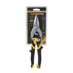 Ножницы по металлу, 250 мм, прямой рез, СrMо, Hanskonner HK1074-10-02