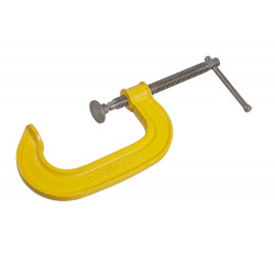 Струбцина G-образная, 100 мм / 4'', чугун, оксидированный винт, hanskonner HK1078-01-100