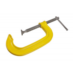 Струбцина G-образная, 150 мм / 6'', чугун, оксидированный винт, hanskonner HK1078-01-150