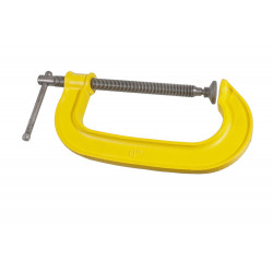 Струбцина G-образная, 150 мм / 6'', чугун, оксидированный винт, hanskonner HK1078-01-150