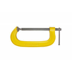 Струбцина G-образная, 200 мм / 8'', чугун, оксидированный винт, hanskonner HK1078-01-200