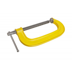 Струбцина G-образная, 200 мм / 8'', чугун, оксидированный винт, hanskonner HK1078-01-200