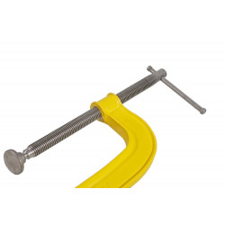 Струбцина G-образная, 200 мм / 8'', чугун, оксидированный винт, hanskonner HK1078-01-200