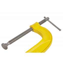 Струбцина G-образная, 250 мм / 10'', чугун, оксидированный винт, hanskonner HK1078-01-250