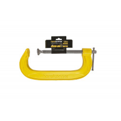 Струбцина G-образная, 250 мм / 10'', чугун, оксидированный винт, hanskonner HK1078-01-250