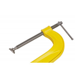 Струбцина G-образная, 300 мм / 12'', чугун, оксидированный винт, hanskonner HK1078-01-300