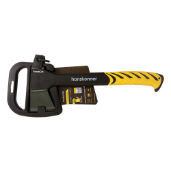 Топор 440г, фиберглассовая рукоятка с TPE, кованый, PTFE покрытие, Hanskonner HK1015-01-FB0440