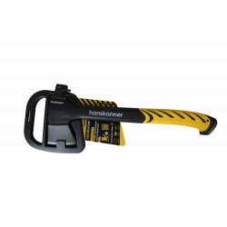 Топор с зажигалкой 650г, фибергл. рукоятка с TPE, PTFE покрытие, Hanskonner HK1015-02-FB0650