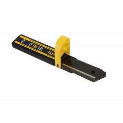 Лезвия 18мм, 10шт, оксидированные, SK2 сталь, толщина 0.7мм, Hanskonner HK1076-S2-18