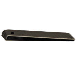 Лезвия 18мм, 10шт, оксидированные, SK2 сталь, толщина 0.5мм, Hanskonner HK1076-S1-18