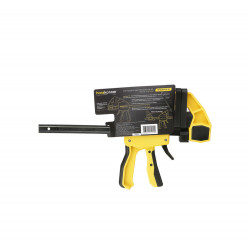 Струбцина быстрозажимная, 150мм, 300кгс, сжим-разжим, hanskonner HK1078-09-15