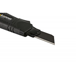 Нож 18мм, обрезиненный корпус, лезвие SK2 0.7мм, Hanskonner HK1076-08-02