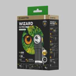 Фонарь Armytek Wizard C2 Pro Max Magnet USB LR F06702C