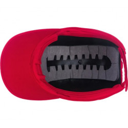 95516/70 Каскетка защитная RZ FavoriT CAP красная (козырек 70 мм)