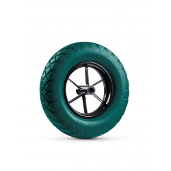 39869 Колесо полиуретановое для тачек KRAFTOOL MAXDrive на спицевом диске, 4.80/4.00-8 х 380 мм, для тачек (арт. 39860, 39862), подшипник - 20 мм