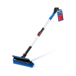 Телескопическая щётка ЗУБР с поворотной головой и водосгоном от снега автомобильная, 910-1300 мм, Профессионал 61060-150_z01