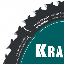 36955-254-30-32 Диск пильный по дереву KRAFTOOL Slim wood cut 254 х 30 x 2.0 мм, 32Т