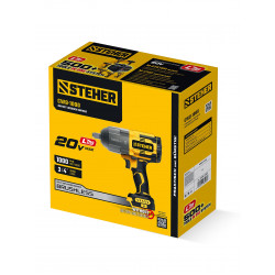 CWB-1000 Бесщеточный ударный гайковерт STEHER 20 В, 1000 Н·м, без АКБ (LMS)