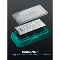 35711-400-1000 Пластина алмазная заточная двухсторонняя KRAFTOOL DIAMOND DOUBLE Р400/1000