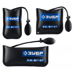 37556-Н3 ЗУБР ПНЕВМОПОДУШКА набор 3шт: 12х19, 16х15, 13х28 см, 170кг, в чехле, универсальный пневмоклин/ монтажная подушка/ пневмодомкрат