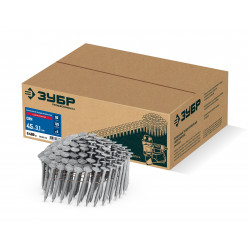 305385-45 ЗУБР CRN 45 х 3.1 мм, барабанные гвозди кровельные оцинкованные, 5400 шт