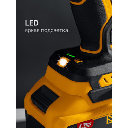 CWB-1000-41 Бесщеточный ударный гайковерт STEHER 20 В, 1000 Н·м, 1 АКБ LMS (4 А·ч), сумка