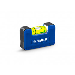 34550 ЗУБР КОМПАКТ - М, 65 мм, магнитный компактный уровень, Профессионал