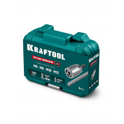 26199 Набор ударных шпильковертов KRAFTOOL STUD DRIVER, 4 шт, М6, М8, М10, М12