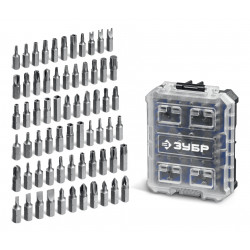 26394-H66 Набор специальных бит ЗУБР Спец 66 предм., система стыковки Z-БОКС, Профессионал