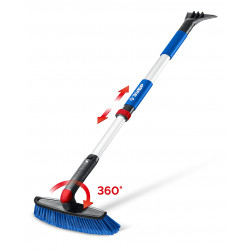 61062 ЗУБР телескопическая щётка с поворотной головой от снега автомобильная, 860-1210 мм, Профессионал