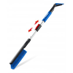 61066 ЗУБР телескопическая щётка от снега со скребком автомобильная, 775-1000 мм, Профессионал