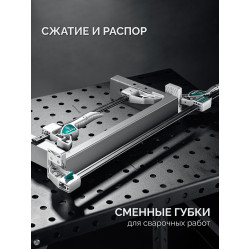 32311 Быстрозажимная рычажная cтрубцина-тиски KRAFTOOL Quick VISE-CLAMP