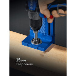 30085 Кондуктор для угловых соединений ЗУБР 4 отверстия, в кейсе, Профессионал