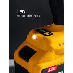 CWB-500-41 Бесщеточный ударный гайковерт STEHER 20 В, 500 Н·м, 1 АКБ LMS (4 А·ч), сумка