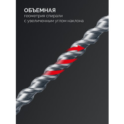 29350-410-25_z03 SDS-max бур ЗУБР ПРОФИ-4Х 25x410/520 мм, ПРОФЕССИОНАЛ