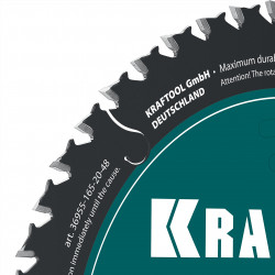 36955-165-20-48 Диск пильный по дереву KRAFTOOL Slim wood cut 165 х 20 x 1.6 мм, 48Т