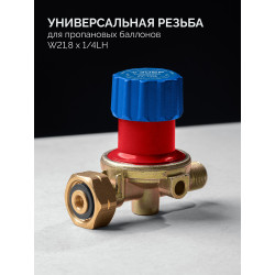 55545-H5 Пропановая горелка в наборе ЗУБР ГП-400Н, 400мм, стаканы 50мм /17мм, шланг 5м, редуктор, Профессионал