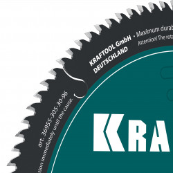 36955-305-30-96 Диск пильный по дереву KRAFTOOL Slim wood cut 305 х 30 x 2.2 мм, 96Т
