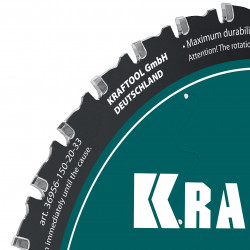 36956-150-20-33 Диск пильный, тонкий рез металла KRAFTOOL Ultra-Slim Metal Cut 150 х 20 x 1.1 мм, 33Т