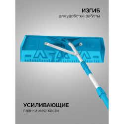 39945 GRINDA скребок для удаления снега с крыши, телескопический,1,9 - 5,8 м, 620 мм, PROLine