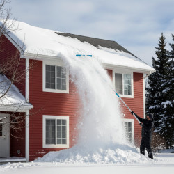 39945 GRINDA скребок для удаления снега с крыши, телескопический,1,9 - 5,8 м, 620 мм, PROLine