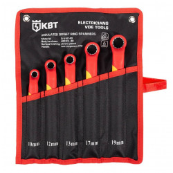 105671 Набор диэлектрических накидных ключей НИК-Н-05 серия ПРОФИ (КВТ)