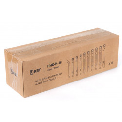 105672 Набор диэлектрических накидных ключей НИК-Н-10 серия ПРОФИ (КВТ)