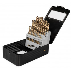 106206 Набор сверл по металлу НСС-25К серия ПРОФИ (КВТ)