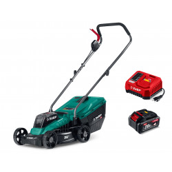 ГКЛ-2035-41 Газонокосилка аккумуляторная ЗУБР 20 В, 350 мм, 1 АКБ LMS (4 Ач), бесщеточная