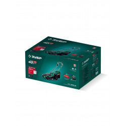 ГКЛ-4046-42 Газонокосилка аккумуляторная ЗУБР 40 В (2x20В), 460 мм, 2 АКБ LMS (4 Ач), бесщеточная