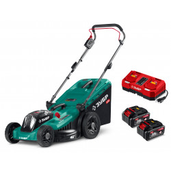 ГКЛ-4046-42 Газонокосилка аккумуляторная ЗУБР 40 В (2x20В), 460 мм, 2 АКБ LMS (4 Ач), бесщеточная