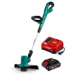 ТАБ-2031-21 Триммер аккумуляторный ЗУБР 20 В, 310 мм, 1 АКБ LMS (2 Ач), бесщеточный