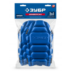 11528 Вставка-наколенники защитные ЗУБР УНИВЕРСАЛ, из ЭВА, 2 крепежных ремня, Профессионал