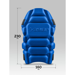 11528 Вставка-наколенники защитные ЗУБР УНИВЕРСАЛ, из ЭВА, 2 крепежных ремня, Профессионал